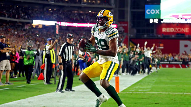 Rasul Douglas intercepts pass in end zone